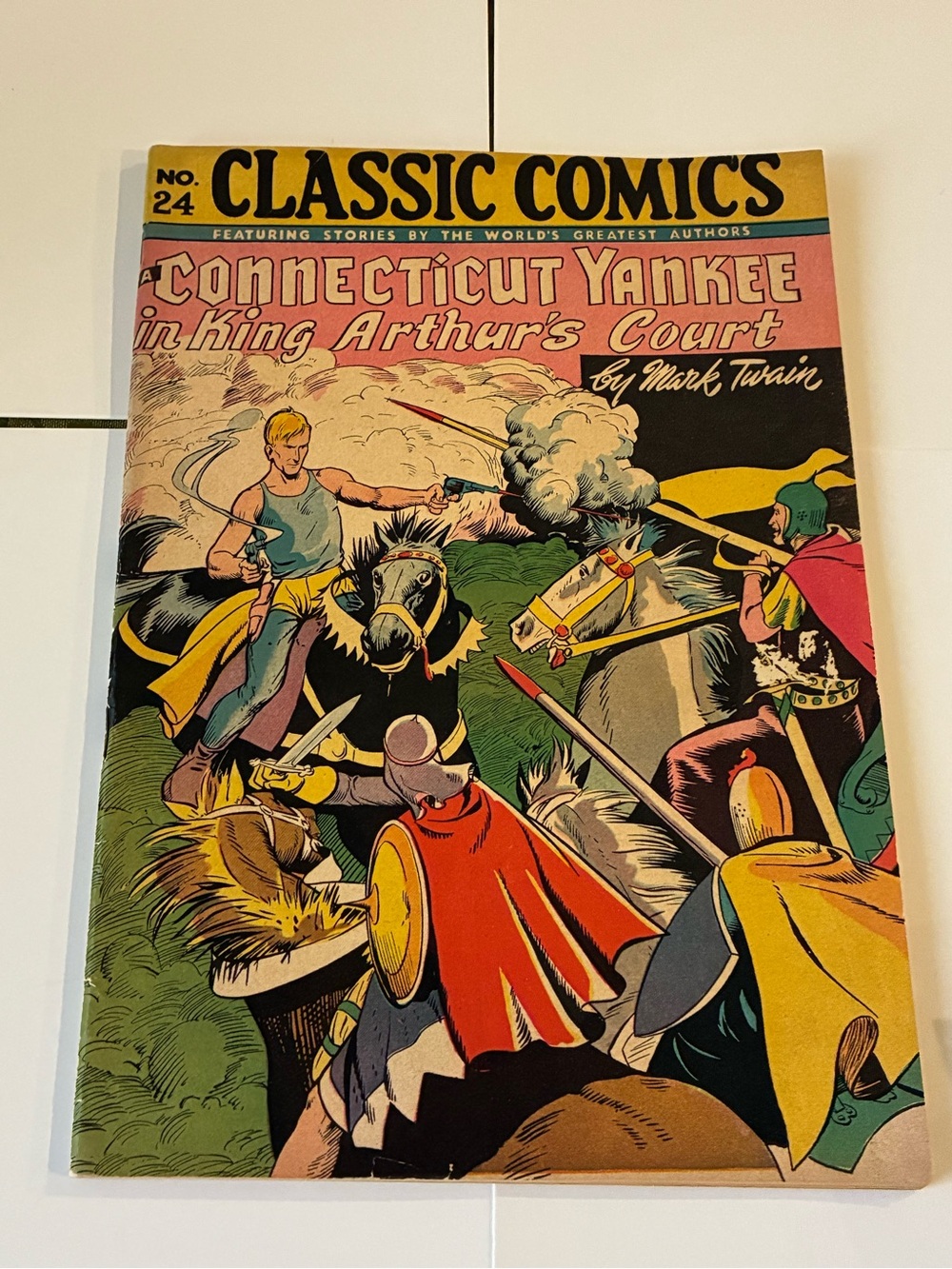 Classic Comics 24 Connecticut Yankee 2nd Print VG 4.0 Golden Age